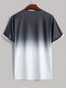 Nouveau style de conception hommes t-shirt court personnalisé nouveau design bonne qualité stock, vêtements en vrac, mélange de vêtements balle, vêtements d'occasion - Product Image 4