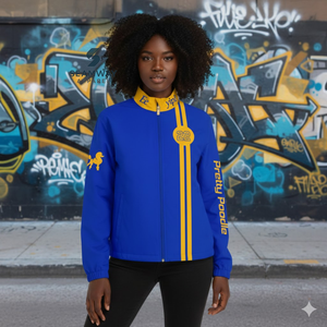 Veste de course en sergé de coton Sigma Gamma Rho Sorority pour femme, veste de sport automobile haute performance, veste de motard rapide - Product Image 4