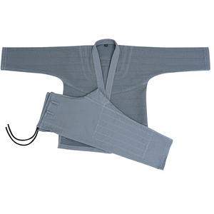 Kimono de judo traditionnel à coupe moderne pour arts martiaux, en polyester/coton, teint en pièce, impression par sublimation professionnelle, séchage rapide - Product Image 2
