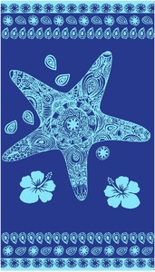 Customizable Jacquard Designs Multipurpose Terry Cotton <b>Beach</b> <b>Towel</b> High Quality Made in India for Home Use - Product Image 4