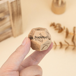 Juego de Dados Poliédricos de Madera de Lujo, 7 Piezas, Hechos a Mano para Juegos de Rol y Mesa, Duraderos y Ecológicos, Tradebyd - Product Image 3
