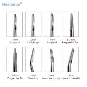 ชุดลิฟต์ทันตกรรมอุปกรณ์ผ่าตัดแบบโค้งสแตนเลสสำหรับถอนฟันลิฟต์ทำฟันดีไซน์ใหม่ - Product Image 4