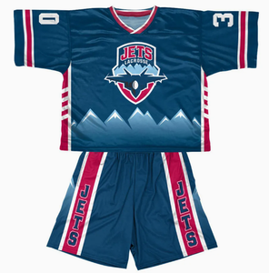 Uniformes de crosse pour hommes personnalisés de haute qualité Maillots et shorts de sublimation Nouveau design Vêtements de sport en gros - Product Image 4