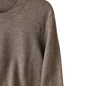 Women's Casual O-Neck <b>Long</b> Sleeve Solid Zipper Knit Sweater Soft <b>Warm</b> Pullover Ribbed Cuff Hem Regular Fit Winter Daily Wear Top - Product Image 3