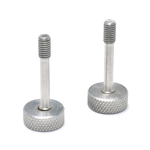 Perilla de tornillo de pulgar de PC con perno cautivo moleteado métrico CNC 6-32 M4 M5 M6 personalizado de acero inoxidable A2 304 - Product Image 5