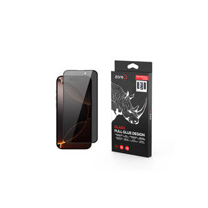 Netzy SAFA Rika Premium Tempered Glass <b>Screen</b> <b>Protector</b> for iPhone 16 Pro High Anti-Shock Anti-Scratch Anti-Fingerprint Privacy - Product Image 1