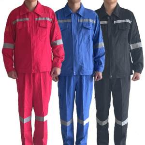 Wholesale Fire Resistant Workwear <b>Safety</b> <b>Clothing</b> Flame Retardant <b>Reflective</b> Hi Vis Long Sleeve Work Wear Fr Coverall - Product Image 1