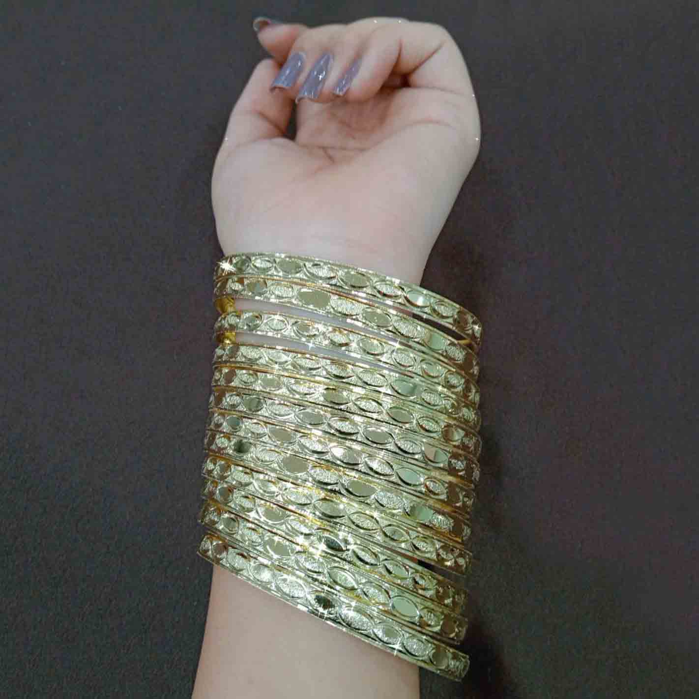 african gold bangles