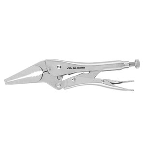 <b>Long</b> <b>Nose</b> Locking Pliers 9 Inch Heavy Duty Stainless Steel Professional Precision Grip Clamping Bending with Lifetime Warranty - Product Image 6