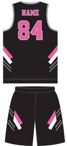 Uniforme de Baloncesto Transpirable de Alta Calidad, Nuevo Diseño, 100% Poliéster, Sin Mangas, Venta al Por Mayor, Personalizado - Product Image 3