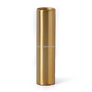 Fancy Design Iron Metal <b>Vase</b> Cylinder Shape Top Quality Black Color for Home Living Area Tabletop Decor Flower Pot - Product Image 5