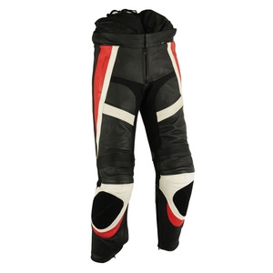 Pantalon de moto en cuir 2026 pour hommes, vêtements de motard durables, directement de l'usine - Product Image 5