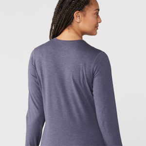 Camisetas Casuales de Manga Larga para Mujer, Transpirables, Deportivas, de Moda, de Algodón Liso, Cuello Redondo, para Otoño e Invierno - Product Image 3