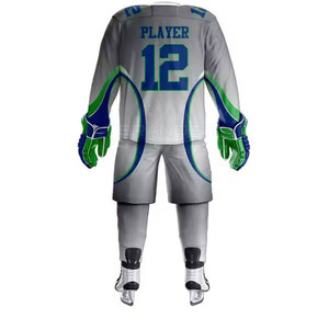 Nouveaux modèles d'uniforme de hockey sur glace de couleur personnalisée pour jeunes uniforme de hockey sur glace respirant à séchage rapide en vente en ligne - Product Image 2