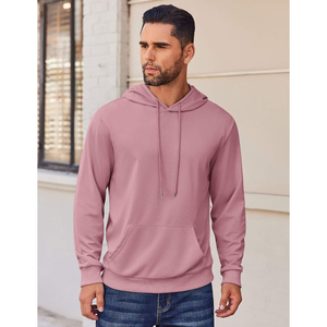 Vente en gros de sweats à capuche pour hommes/sweats à capuche pour hommes taille adulte très vendus sweats à capuche pour hommes vintage couleur unie 100% coton molletonné avec logo personnalisé - Product Image 5