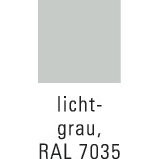 Light Grey RAL 7035 Blunt Desktop Organizer 272x91x500mm - Product Image 2