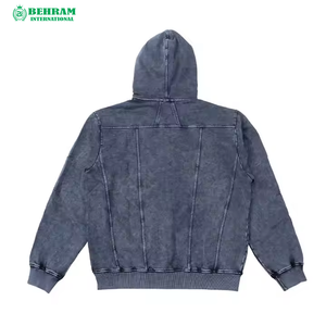 Sweat à capuche unisexe de qualité supérieure avec fermeture éclair, imprimé personnalisé, pour la chasse, en molleton 400 GSM / French Terry, style streetwear, 100% coton, séchage rapide - Product Image 5