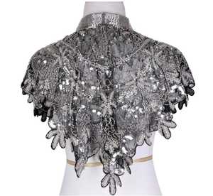 ชุดคลุมประดับด้วยลูกปัดเลื่อมเลื่อมผ้าโพลีเอสเตอร์ทรงตรงสวยงามชุดรัดคอสำหรับงานเทศกาลในโอกาสต่างๆของสโมสร - Product Image 6