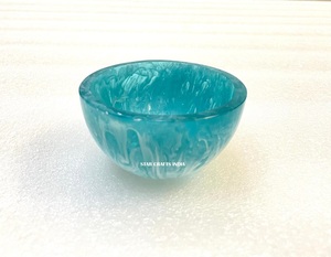 Tendance ustensiles de cuisine de haute qualité à la mode résine époxy saladier vaisselle salade bol de service vaisselle bol charismas cadeau - Product Image 4