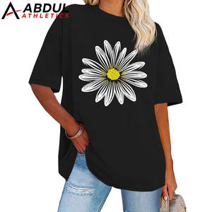 Camiseta Holgada de Gran Tamaño para Mujer, Camiseta Informal de Algodón Cómoda, Ropa de Calle de Moda, Camiseta Holgada de Gran Tamaño para Mujer - Product Image 1
