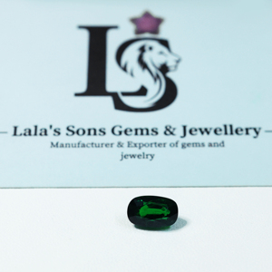 Tsavorite de qualité supérieure 100% naturel, taille ovale chauffée, 3,08 carats, couleur vert foncé, pierre de naissance de janvier pour la fabrication de bijoux - Product Image 4