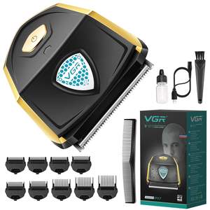 Kit de Corte de Pelo Inalámbrico a Prueba de Agua para Uso Doméstico con Cuchilla Curva de Acero Inoxidable, Afeitadora de Cabeza Impermeable IPX7 para Recortadora de Pelo - Product Image 3