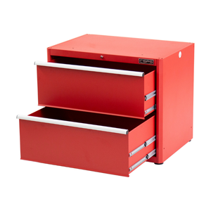 Armoire à outils rouge CSPS 91cm, 2 tiroirs robustes, revêtement en poudre, stockage de protection de transport en polyester standard Ista personnalisé - Product Image 2