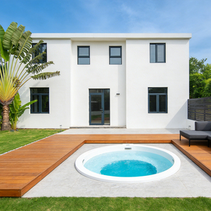 Piscine SPA en fibre de verre fabriquée en usine avec jets intégrés, chauffage et éclairage LED - Product Image 4