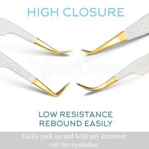 Juego completo de pinzas con logotipo grabado perfecto para dar forma a las cejas y el cuidado personal - Product Image 3