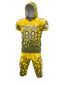 Drapeau de football de haute qualité de conception OEM en gros et maillot à capuche de sublimation uniforme de compression 7v7 - Product Image 1