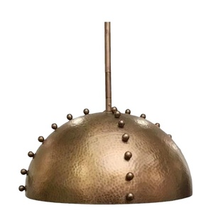 โคมไฟทรงโดมเพดานแบบคลาสสิกสำหรับตกแต่งบ้านโรงแรมโคมไฟทรงกลมสีทองไม่เหมือนใครโคมไฟแขวนในร่ม - Product Image 3