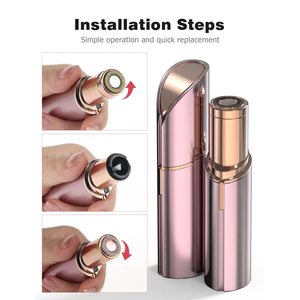 Cabezal de Repuesto para Afeitadora Eléctrica de Láminas, Cuchilla Triple y Doble, Recortadora de Barba y Rostro, Resistente al Agua y Lavable - Product Image 3