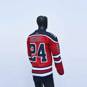 Best-Selling Customizable Red Ice Hockey Jersey Stylish and Unique Design - Product Image 6