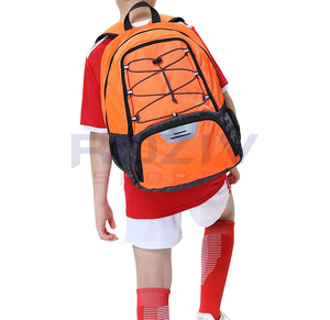 Sac à dos de football pour jeunes en gros avec compartiment pour ballon, en polyester de haute qualité, sac d'équipement sportif - Product Image 5