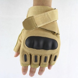 Gants tactiques de protection pour les doigts, sans doigts, pour l'entraînement en plein air, pour hommes, vente en gros - Product Image 4