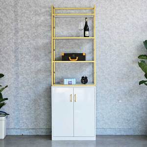 ตู้โชว์ไม้เนื้อแข็ง KTB68183 ขนาด 65x40x180 ซม. วัสดุไม้ยางพารา - Product Image 5