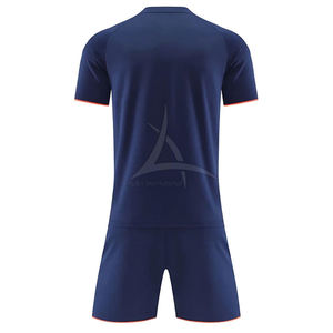 Conjunto de Uniforme de Fútbol Premium para Hombre con Tela Anti-Sudor, Ligero, Transpirable, 100% Poliéster, Manga Corta para Clima Cálido - Product Image 2
