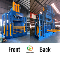 Presse à balles hydraulique semi-automatique verticale à haute efficacité pour station de tri des déchets, compacteur de balles de 400 tonnes