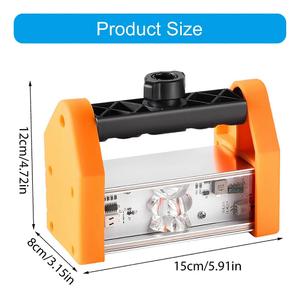 Lámpara LED Industrial Portátil para Nivelación de Paredes, con Soporte Ajustable, para Lijado de Paneles de Yeso e Inspección de Pintura, en Oferta - Product Image 2