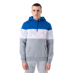 Haute qualité hommes régulier polaire sweats à capuche manches longues hiver veste thermique personnalisé imprimé Logo cordons solide 2025 - Product Image 1
