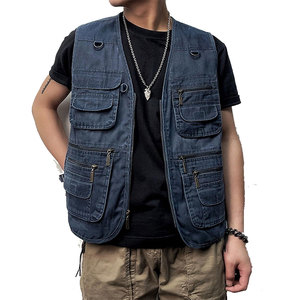 Chaleco de Caza de Alta Calidad 100% Poliéster con Capucha, Color Personalizado, Cierre de Cremallera de Doble Color, Múltiples Bolsillos, Transpirable - Product Image 5