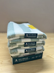 ชุดผ้าเช็ดตัวผ้าฝ้าย100% ขนาด70x135 Cm-450g ผ้าเช็ดมือแบบแห้งเร็วเป็นมิตรต่อสิ่งแวดล้อม - Product Image 4