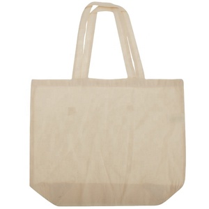 กระเป๋าผ้าแคนวาสแบบสั่งทำพิมพ์ลายเวลาสไตล์ตะวันตกเป็นมิตรกับสิ่งแวดล้อมกระเป๋าช้อปปิ้งโลโก้ส่วนตัวแบบเรียบง่าย - Product Image 5