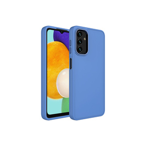 Étui de protection en silicone de luxe JoieCreatif Luna pour Samsung Galaxy A04, gris lavande avec cadre métallique électroplaqué - Product Image 1