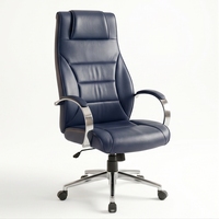 Chaise de bureau moderne tendance en maille, cuir PU, structure en acier inoxydable, accoudoirs pivotants, base à roulettes réglable, assise ergonomique