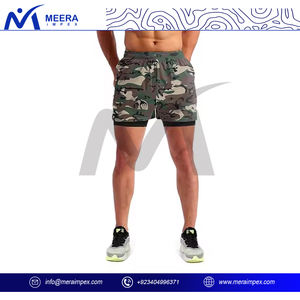 กางเกงขาสั้นผู้ชายแห้งเร็วระบายอากาศได้ดีกางเกงขาสั้นฤดูร้อนสำหรับออกกำลังกายวิ่งยิมฝึกออกกำลังกายฟิตเนสชายหาดและชุดลำลอง - Product Image 3