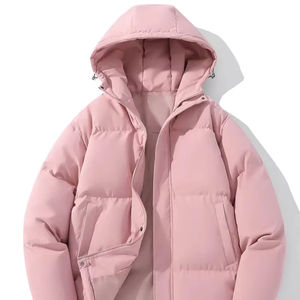 Chaqueta acolchada OEM para hombre más vendida, tela de cuero de venta directa de fábrica de alto fabricante con decoración de piel - Product Image 1