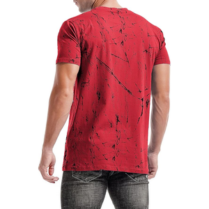 เสื้อยืดผู้ชายสไตล์ฮิปฮอปแนวสตรีทลำลอง ผ้าโพลีเอสเตอร์ทอ 100% ระบายอากาศได้ดี แขนสั้น ทรงโอเวอร์ไซส์ น้ำหนัก 250 กรัม ทรงบ็อกซี่ - Product Image 5