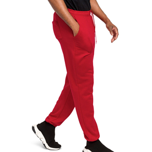 Pantalones de chándal de lana para hombre, ropa de calle con estampado de logotipo personalizado, pantalones de chándal Unisex de algodón en blanco, ropa, Pantalones rectos para hombre - Product Image 3