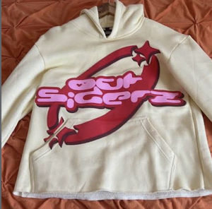 Pull à capuche personnalisé à bord court pour hommes imprimé Punk String Street Distressed Hem brut 100% coton hauts d'hiver - Product Image 5